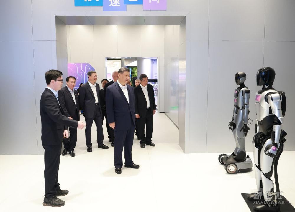 习近平总书记到上海调研，4688美高梅代表具身智能行业汇报进展